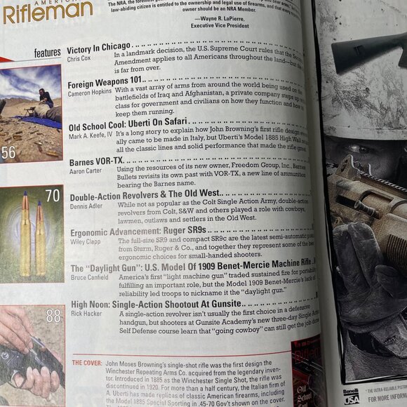 American Rifleman NRA Magazine September 2010 Vol 158 No 9 u National Rifle Asso - Picture 5 of 12